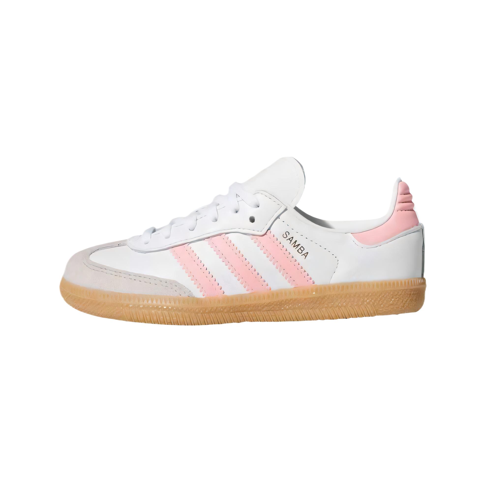 

Adidas Кроссовки Samba OG C White Semi Pink Spark Kids Cloud-White Gum JP5484 33