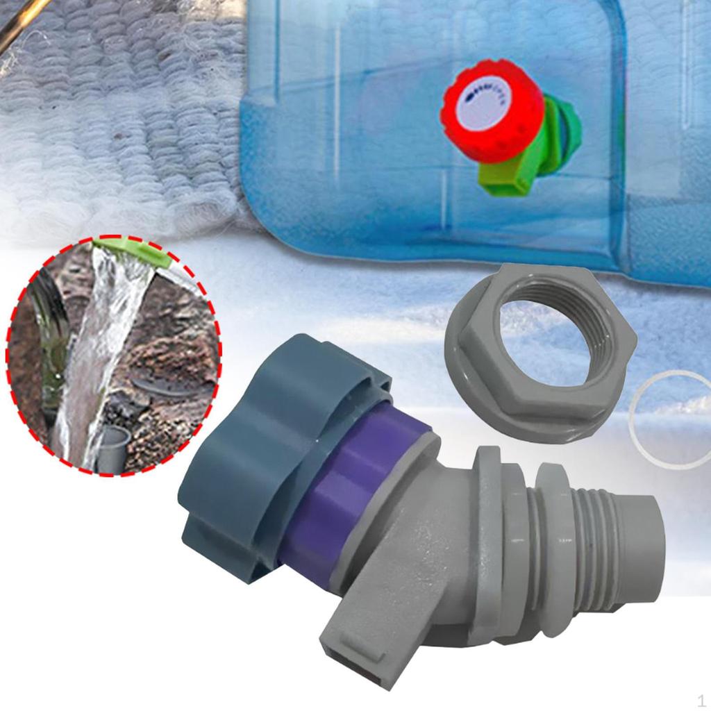 Water Faucet Garden Spigot Leakproof Knob Spout for Picnic Jug Tank Juice Beverage