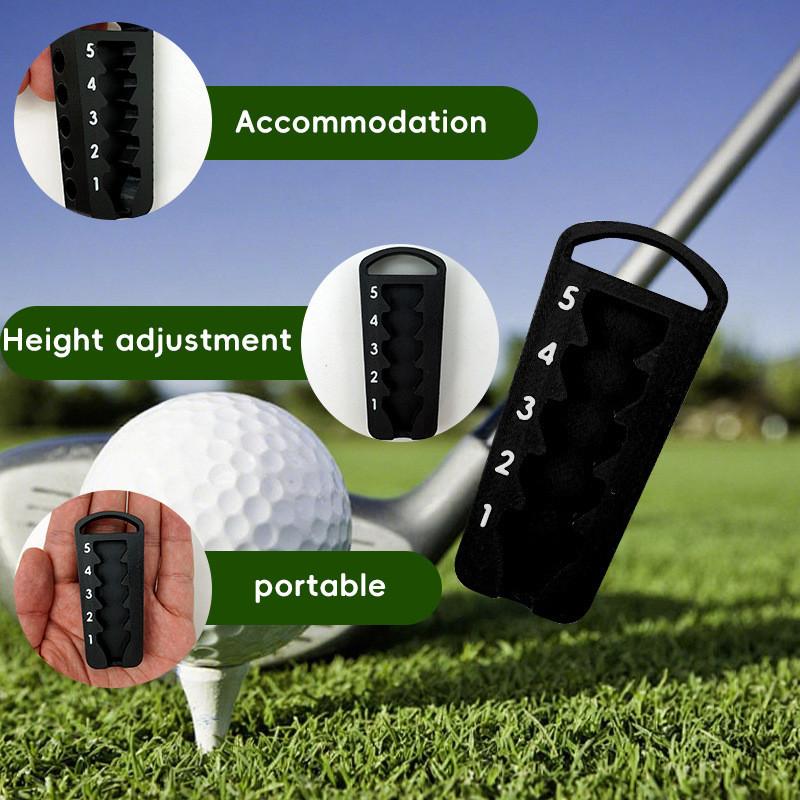 Tee Golf Portable Height Adjuster Fixed Bracket For Indoor Training And Golfers