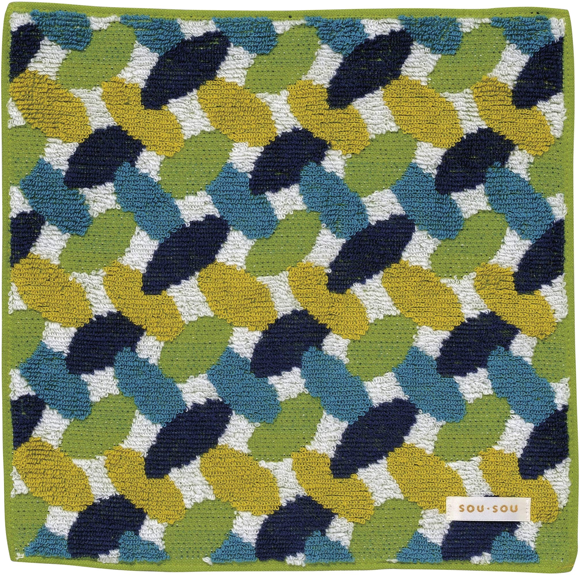 Marushin Hand Towel Kumite Weave Made in Japan Imabari Certified Towel 6165002800 SOU SOU 25×25cm