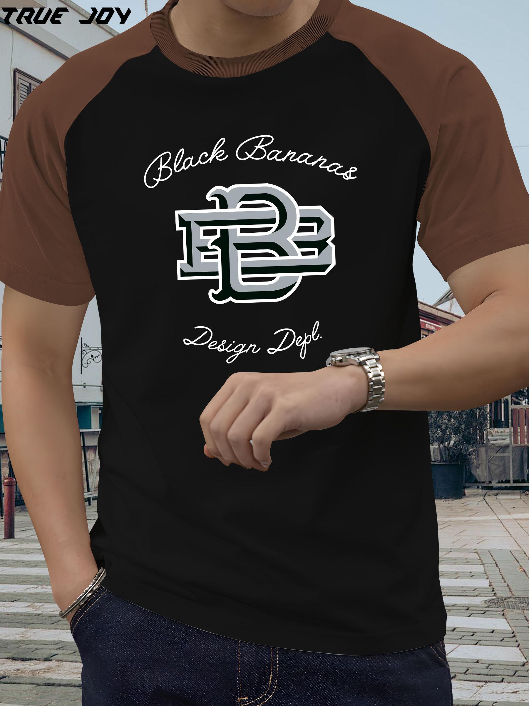 Black & Brown Black Bananas Graphic T-shirt - Casual Summer Athleisure XL