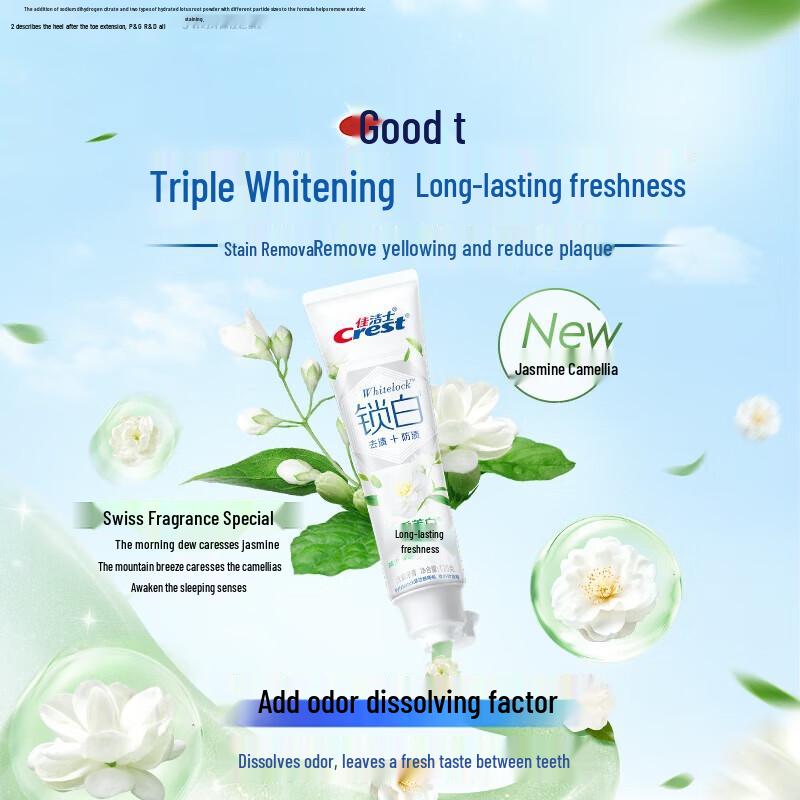 Crest Lock White Whitening Fluoride Toothpaste