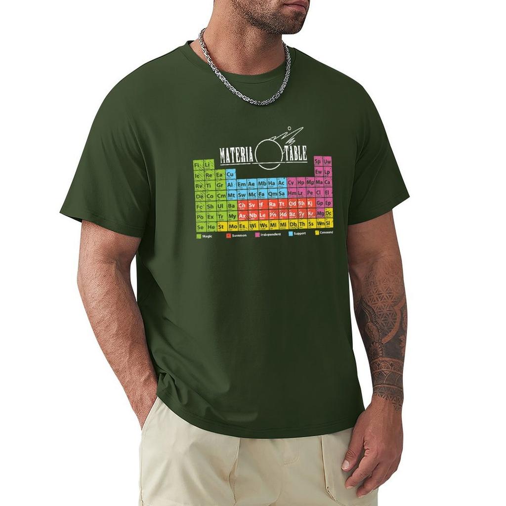 Materia Table T-Shirt Graphic Shirts Cute Tops Graphics Men Graphic T Shirts