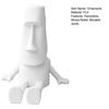 3D Printed Moai Statue Ornament with Movable Limbs, Easter Island Head Figurine for Desktop Decor And Stress Relief, Mini Stone Statue