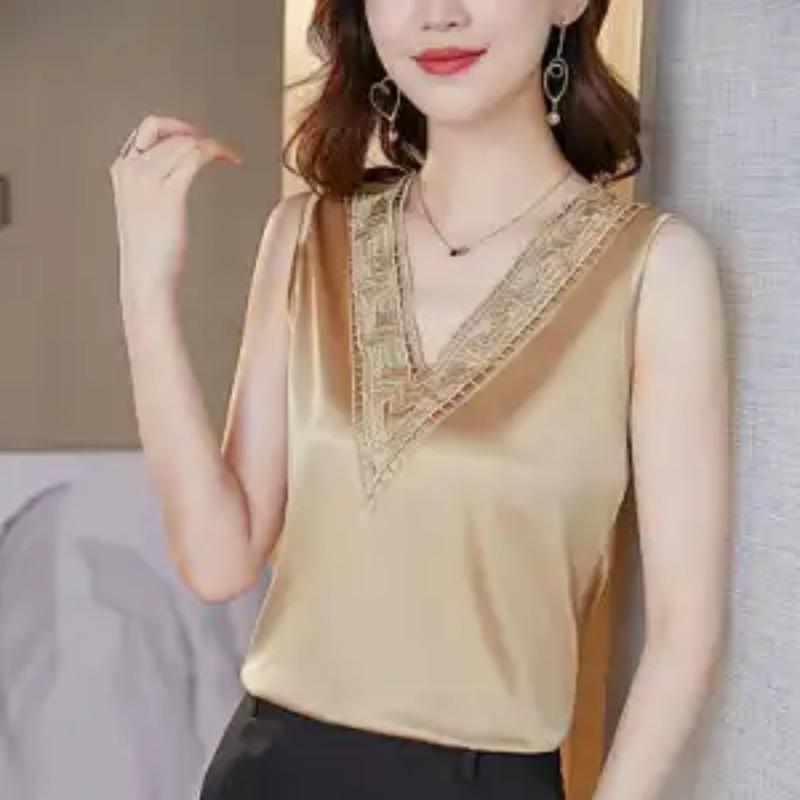 Suspender Women's Bottoming Shirt Suit Professional Inner Wear Summer Lace Versatile