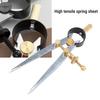 Spring Wing Divider Caliper Adjustable Lockable 4in 150mm Steel Leather Compass Creaser Drafting Compass Tool for Woodworking
