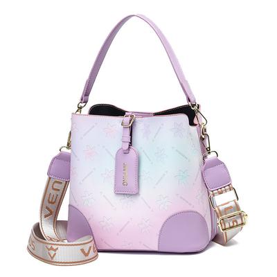 Gradient Color Rainbow Bag Factory Fashion Trend Women's Bag High-end Large Capacity Shoulder Bag Messenger Bag Handbag Women