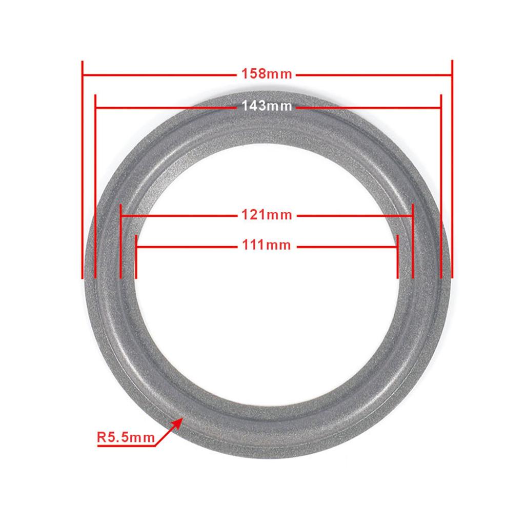 Speaker Rubber Foam Edges Surround Rings Repair Part for Speaker Repair DIY Surround Edges Dustproof Rings Improved Bass