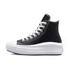 Chuck Taylor All Star Move Platform High Pelle - Sneakers Nere da Donna Bianche A04294C