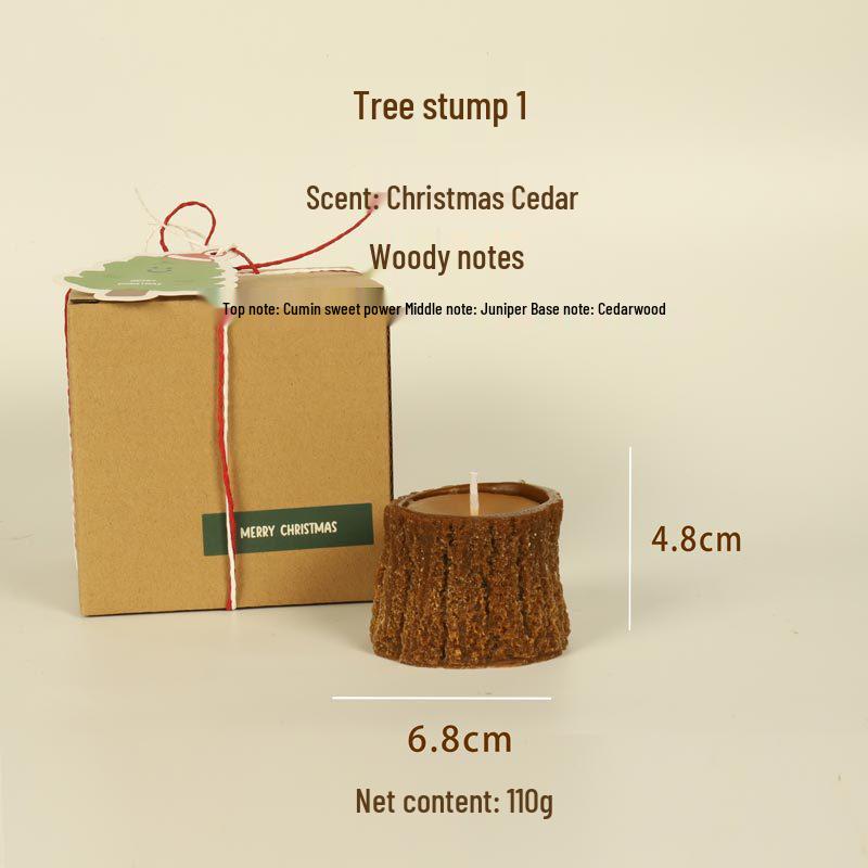 Christmas Scented Atmosphere Candles and Imitation Ornament Gifts
