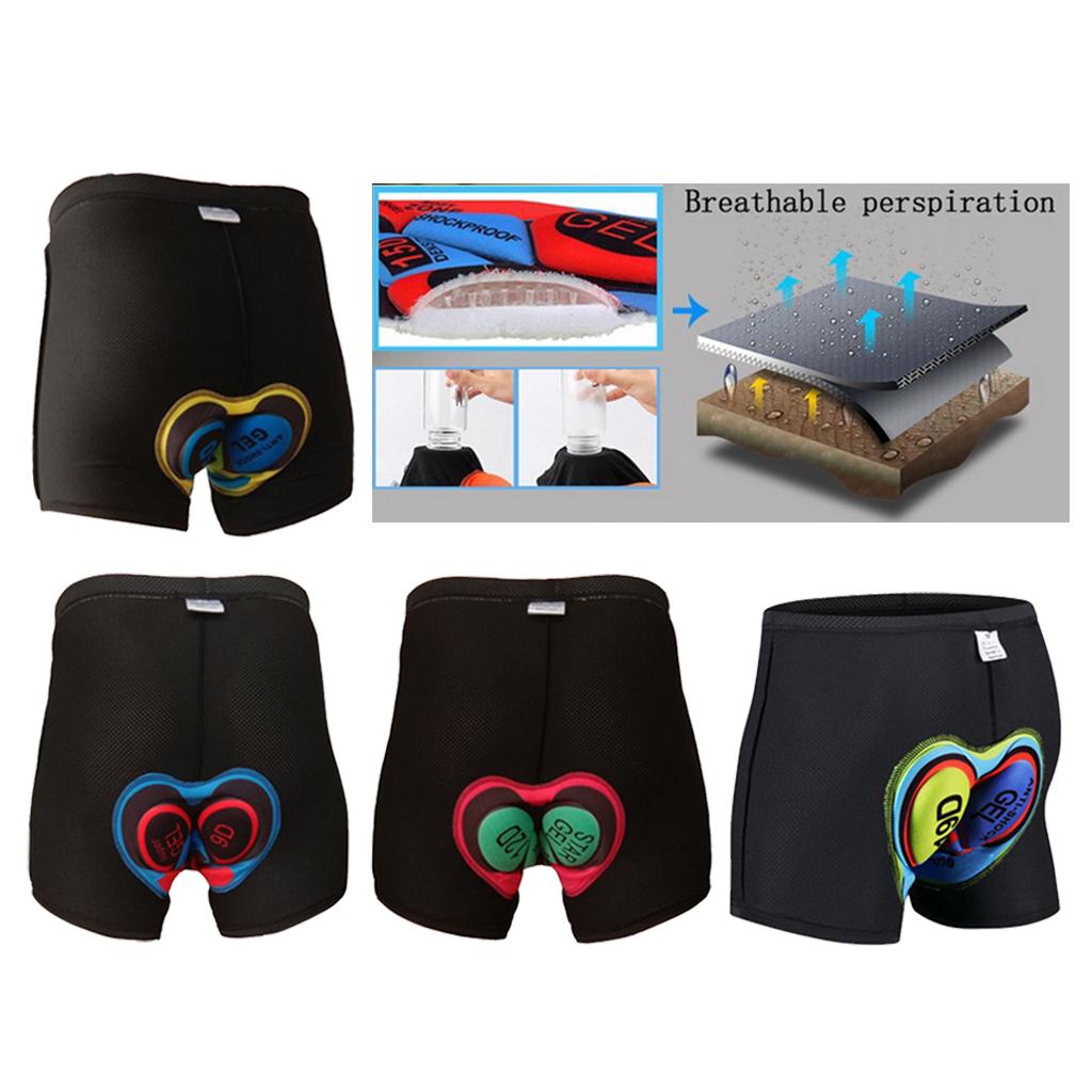 Mountain Road Bike Padded Shorts Cycling Sport Padding for Unisex Adults Black