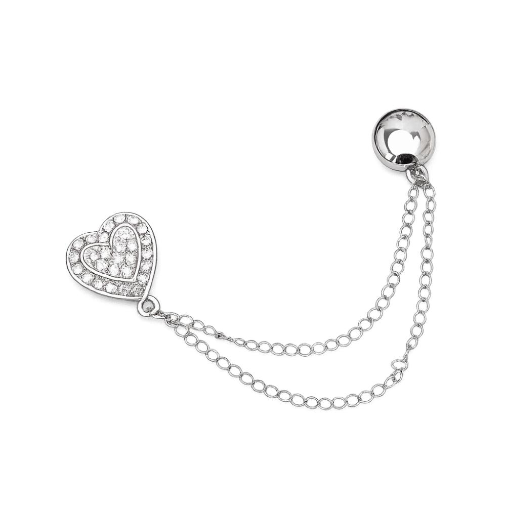 Adjustable Chain Metal Buttons Clip Seam Free Cuff Fixing Magnet Pin Clothing Magnetic Clasp  Pants