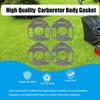 4Pcs Carburetor Body Gasket Lawn Mower Carburetor Bowl Gasket Replace Compatible with Briggs and Stratton 692077 805541 Grey