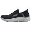 Go Walk Simple Versatile Breathable Support Low Top Walking Shoes Men Sneaker Black 216324WW-BKGY