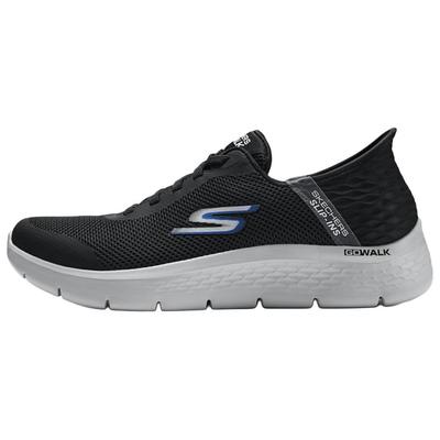 Go Walk Simple Versatile Breathable Support Low Top Walking Shoes Men Sneaker Black 216324WW-BKGY