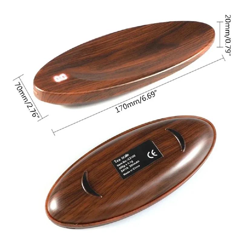 1PCS Portable Digital Scale Multifunction Digital Pocket Scale Rechargeable Gram Scale Coffee Scale for Cooking Baking Jewelry