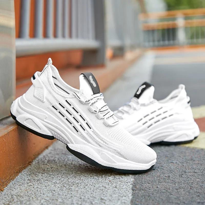 New Mesh Surface Breathable Shoes Men's Casual Running Light Shoes