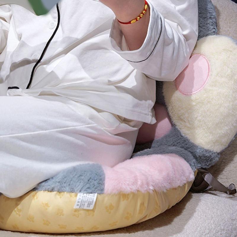 Seat Cushion Furry Feline Hand Pillow Multifunctional Floor Cushion With Friendly Filling Chair Cushion