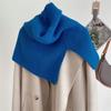 Winter New Style Woolen Pullover Neck Scarf for Women Korean Style Warm Fake Collar Knitted Versatile Neck Protector