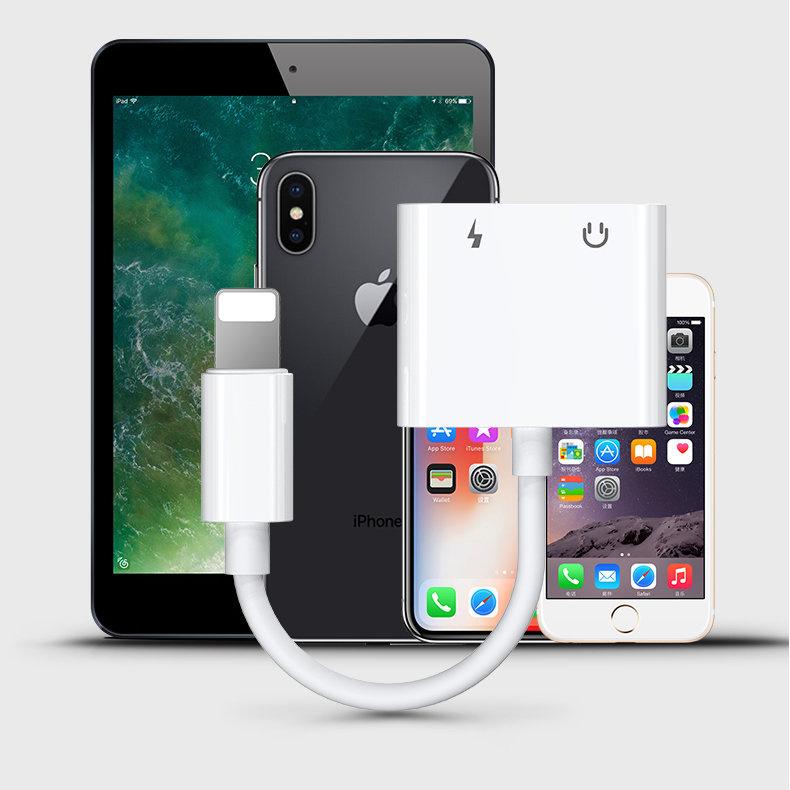 Joyroom Lightning to 3.5mm Audio Adapter for Apple Devices - White