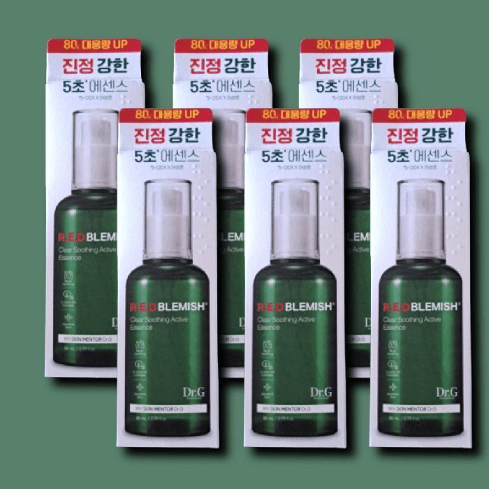 Dr.G Essence Red Blemish Clear Soothing Active 80ml x 6 (43476980)
