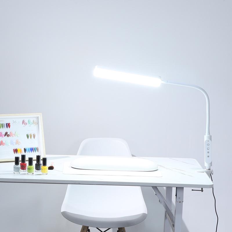 Ultra-Bright LED Desk Lamp: Clip-On Light for Nail, Beauty, Embroidery, & Eyelash Work.