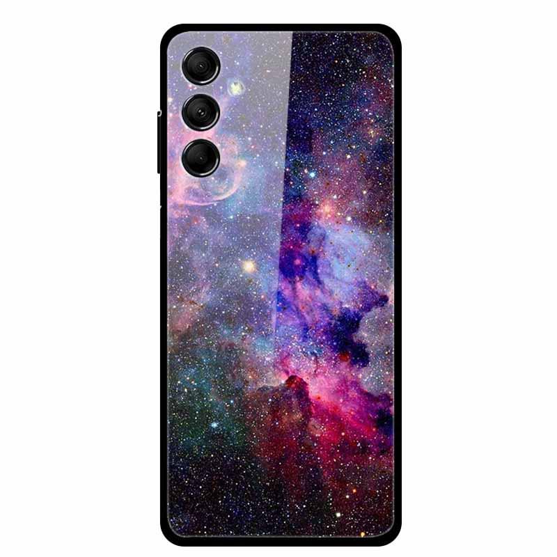 Kreative Landschaft Tierkunst Gehärtetes Glas Hülle für Samsung M14 5G