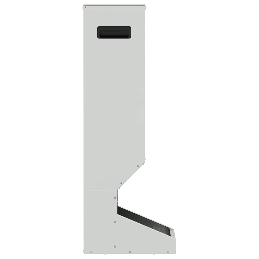 Deer Feeder Silver 28 x 30 x 80 cm Galvanized Steel