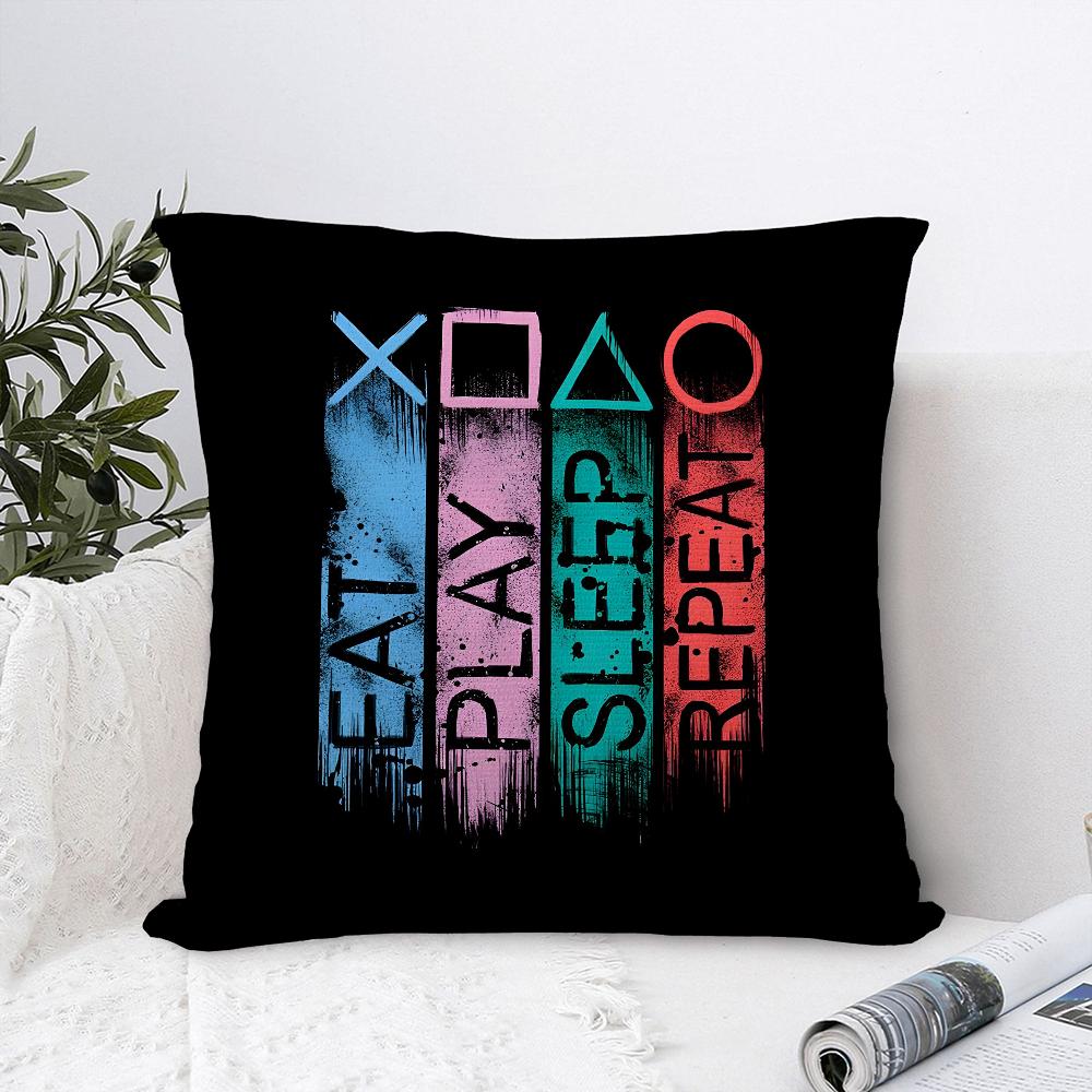 Gamer Forever Pillow Case Plush Fabric Soft  Pillowcase Double Sided Print Cushion Cover Household Gifts