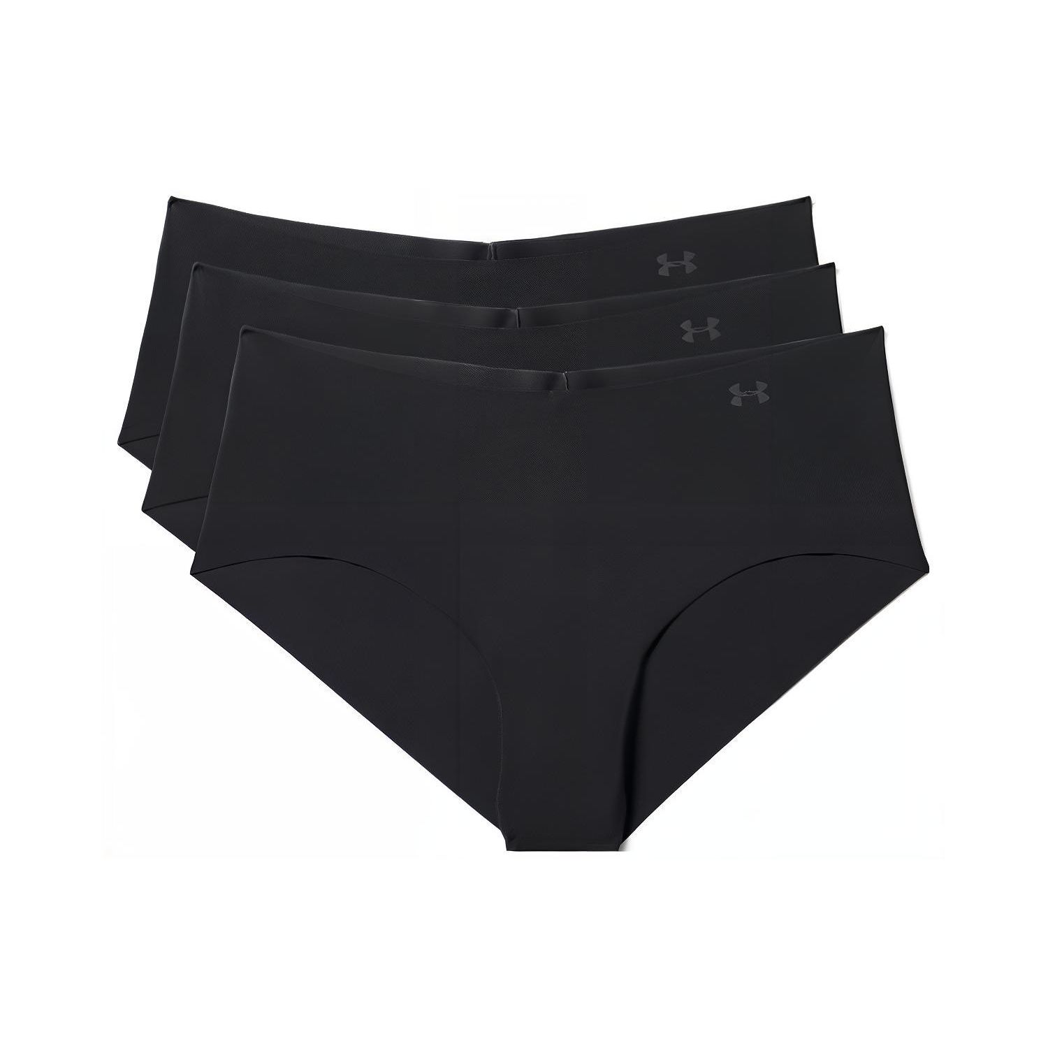 

Under Armour Logo Embroidered 3-Pack Underwear Women Black 1325616-001 XS