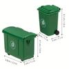 2/4Pcs Mini Desktop Storage Bin Portable Trash Container Dollhouse Ornament Cosmetic Jewelry Storage Box Stationery Organizer