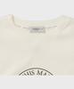 FFEFF STUDIO Slogan Short Sleeve T-Shirt (Cream)