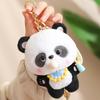 Panda Plush Cuddly Keychain Stuffed Bubble Blowing Designs Collectible Gifts