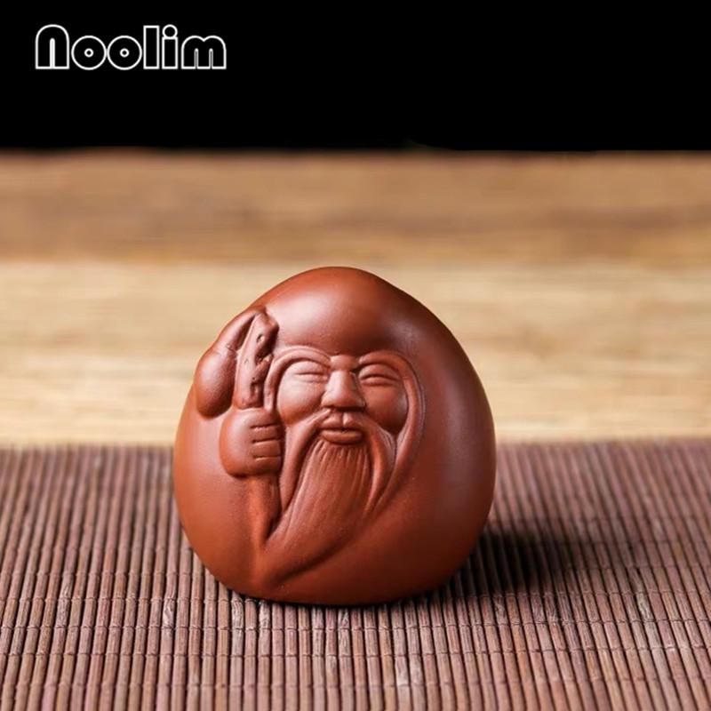 

Фиолетовый глиняный чай, домашнее животное, смеющийся статуя Будды, орнамент, статуэтка Майтрейи, чайный поднос, украшение для дома, чайного домика E