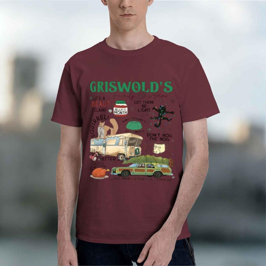2026 New Model Unisexs Shortsleeve Griswold Christmas Sweatshirt Co Sweater Tree Farm Family Vaion National Lampoons Euphoria Cl