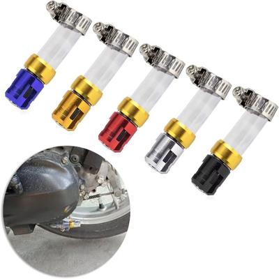 New CNC Alloy Motorcycle Air Filter Z2391 Replacement Drain Tube Head CLICK Air Filter Exhaust Pipe Air Filter System
