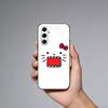 Cute D-Domo-kun Phone Case For Samsung Galaxy A73,A21s,A22,A31,A52,A53,A71,A41Soft Black Shell