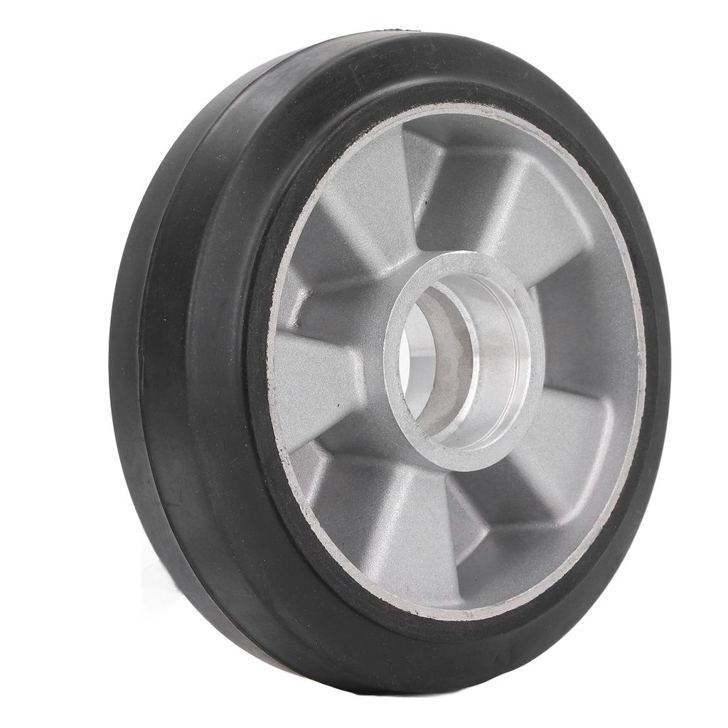 Truck Load Wheel with 6204 Bearing Hole Solid Rubber Replacement Tire for Handcraft Hydraulic Forklift 180x50mm