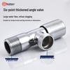 LINGJULI Thickened Copper Angle Stop Valve