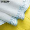 WTEMPO 2PCS Nordic Style Rural Embroidered Curtains Bay Windows Bedroom Living Room Fresh Simple Perforated Curtains