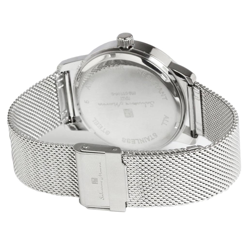 Moon 5 ATM Water Mesh Stainless Steel Limited [Salvatore Marra] Men's Watch, Phase, Multi-Calendar, Resistant, Business/Formal, Band, Edition,