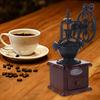 Wood Coffee Mill Burr Hand Cranked Coffee Grinding Machine Vintage Coffee Bean Grinder  Gift