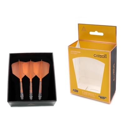 CUESOUL ROST AK57 T19 Carbon Fiber Rod with Integrated Flights, Big Wing Shape, Set of 3 (CS-AK5710-12)