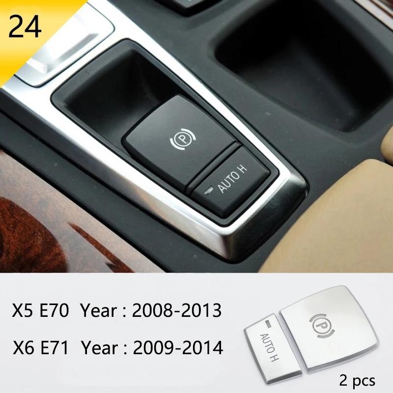 Stal nierdzewna Pokrywa ramki bocznego otworu wentylacyjnego deski rozdzielczej samochodu Naklejka wykończeniowa Do BMW X5 E70 X6 E71 Akcesoria do stylizacji wnętrza