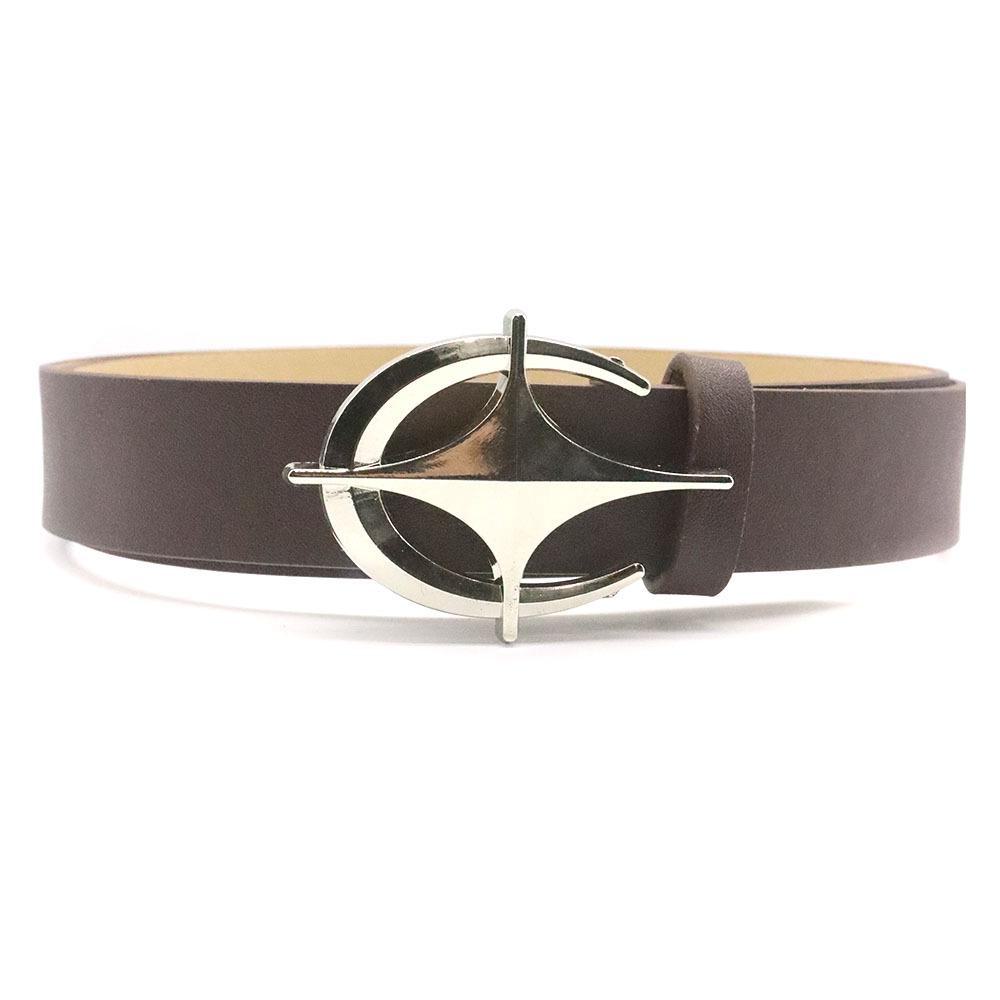 Fashion Crescent Star Buckle Belt for Women - Stylish All-Match Accessory
