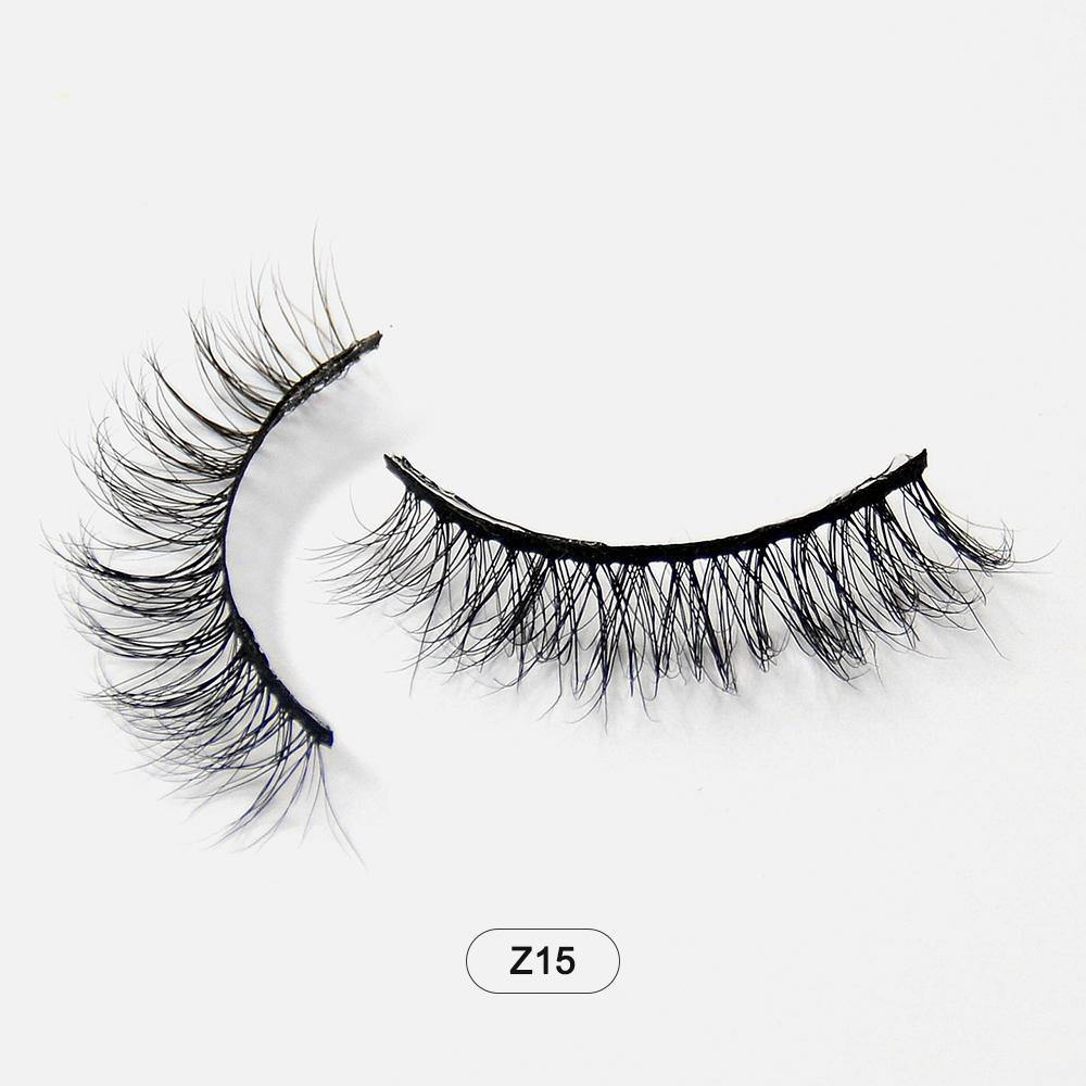 Dropshiping Makeup Mink Lashes Fluffy Soft Full Fake Eyelashes Natural False Eyelashes Wispy Lash Extension