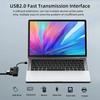 4 Ports USB 2.0 Hub On/Off Switch Splitter Expander Independent 480Mbps Fast Transmission Data Charge Adapter PC Computer