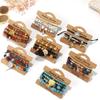 Bohemian bracelet creative tassel multi-layer beaded bracelet