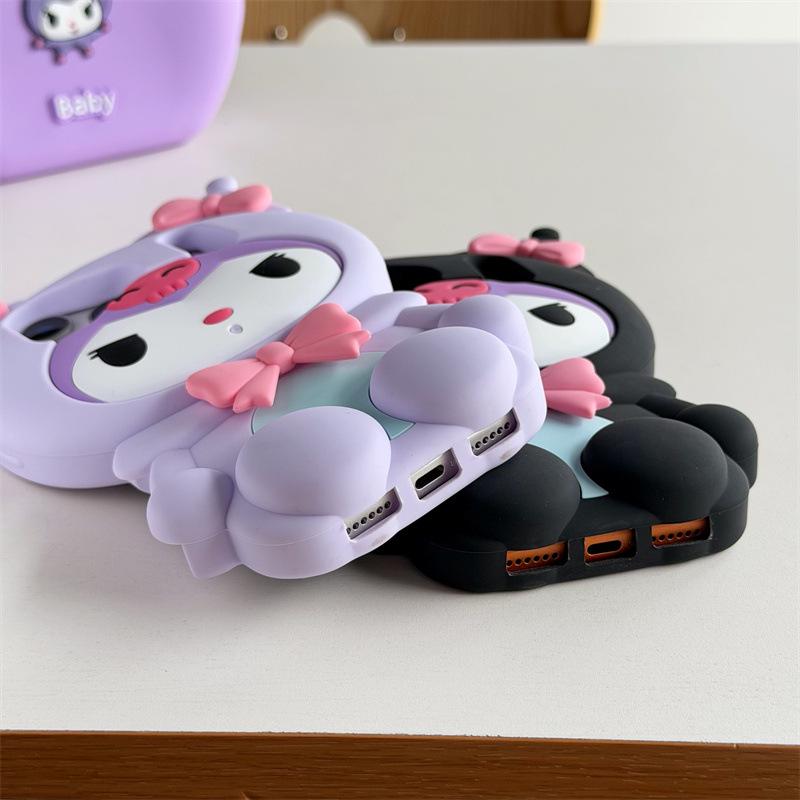 Kuromi Cartoon iPhone 14/13/12/11/Pro Max Anti-Fall Case