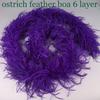 Fluffy Feather Trim For Clothes, Ostrich Feathers, Fluffy Boa, Shawl, Wedding Dress Decor, 2M Thick, 6 Layers